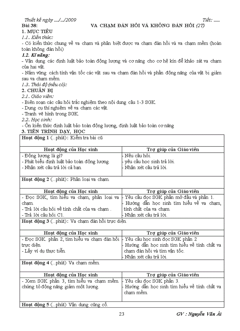 image for page Giao an VAT LY 10 NC HK II hot kha day du