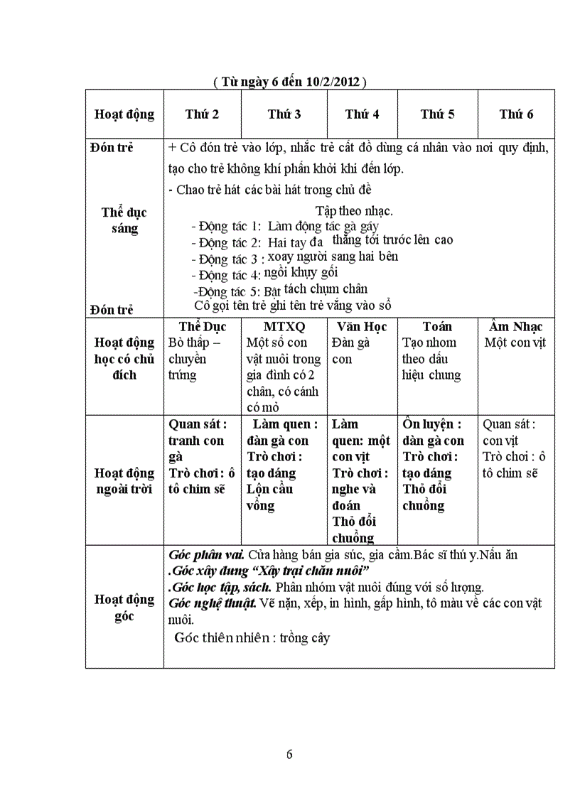 image for page Giao an chu de dong vat 1