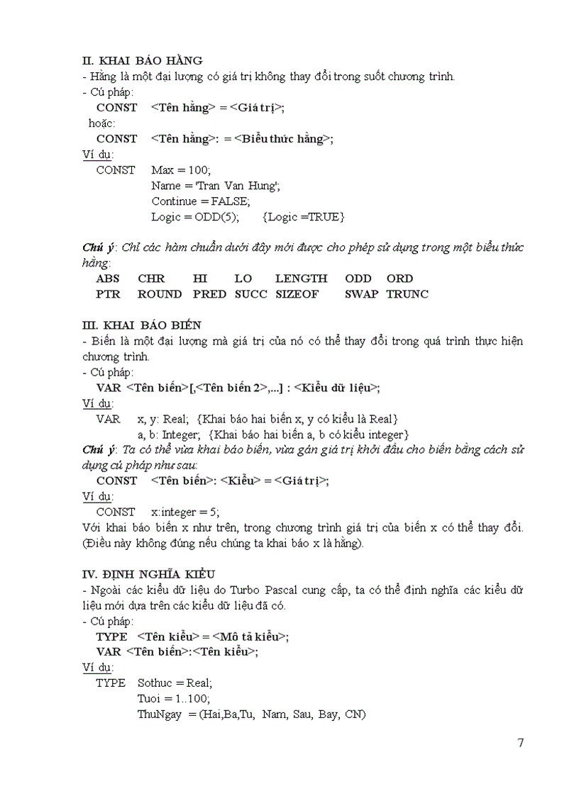 image for page Giáo trình bài tập Pascal