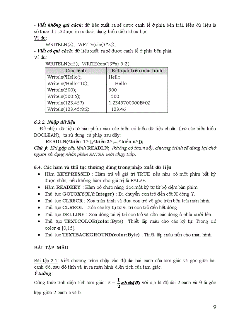 image for page Giáo trình bài tập Pascal