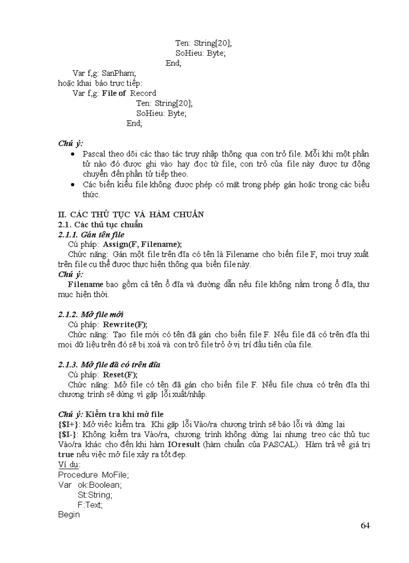 image for page Giáo trình bài tập Pascal