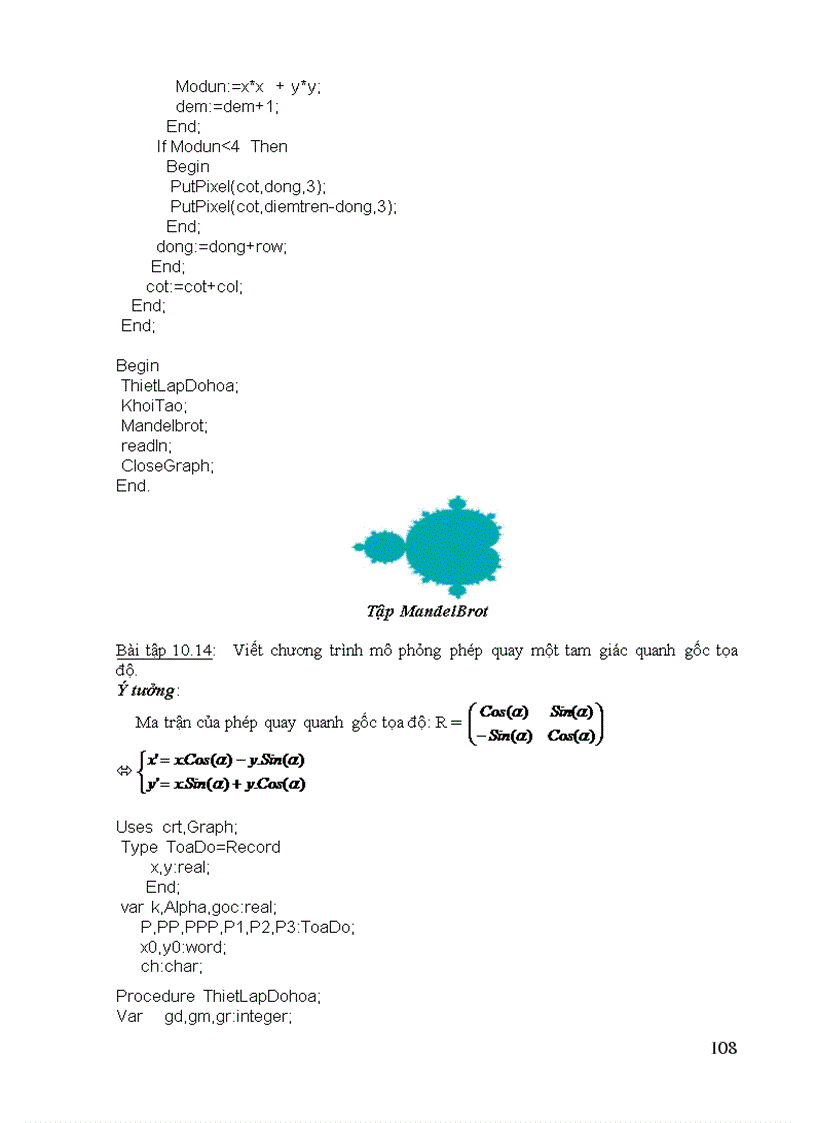 image for page Giáo trình bài tập Pascal