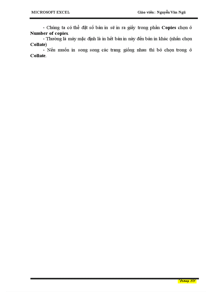 image for page Giáo trình EXCEL