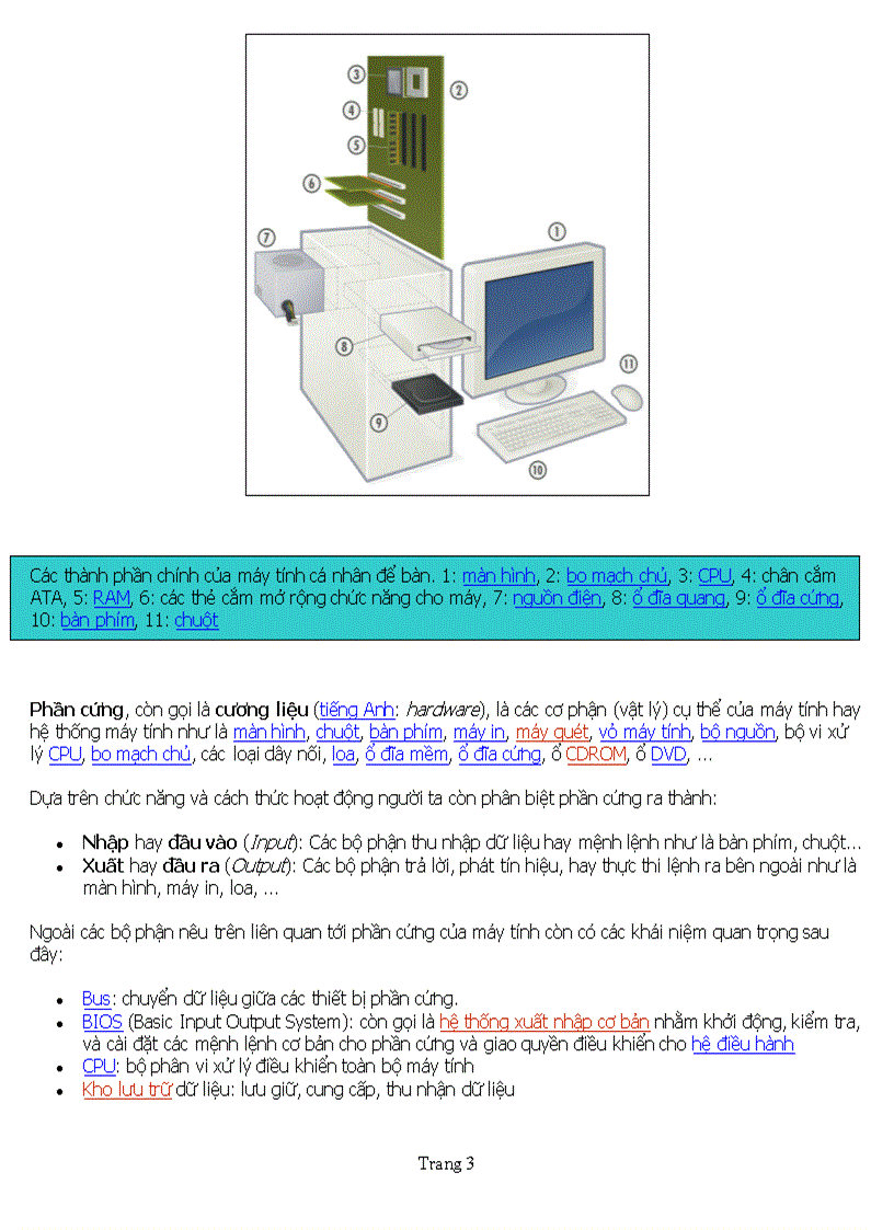 Giáo trình máy tính từ A Z