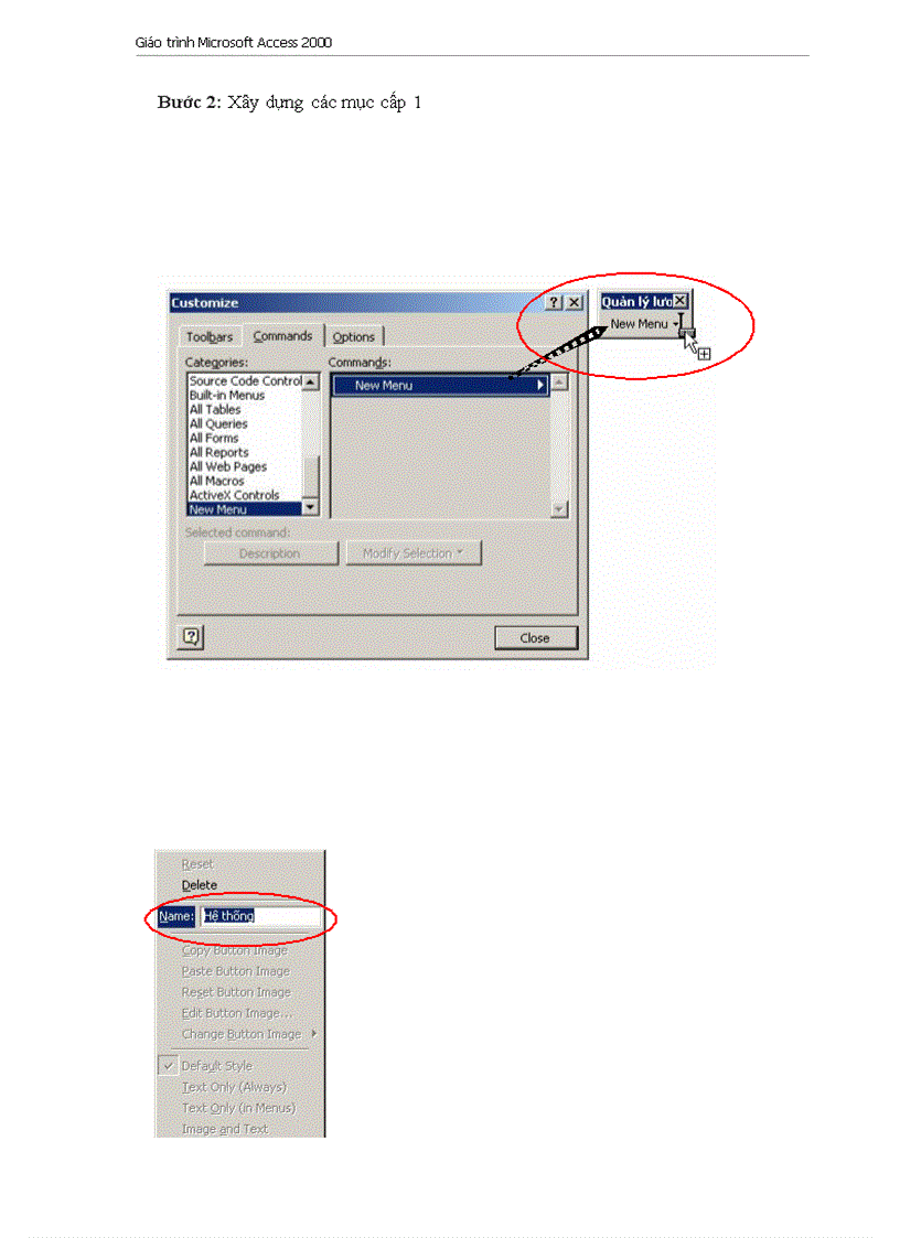 image for page Giao trinh Microsoft Access 2000