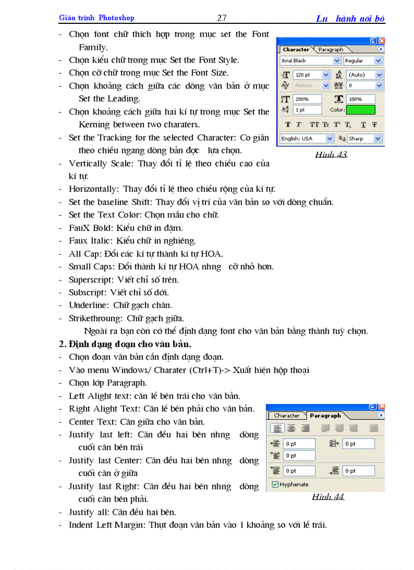 image for page Giáo trình Photoshop 7 0