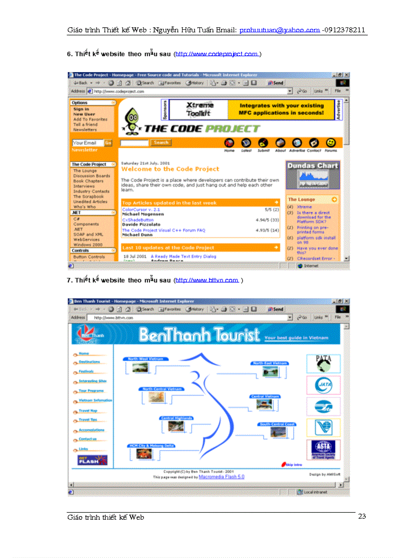 image for page Giao trinh thiet ke web