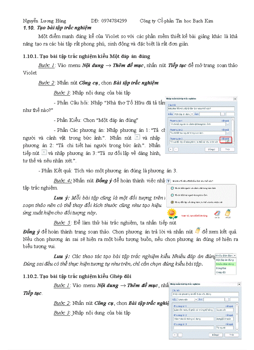 image for page Giáo trình violet