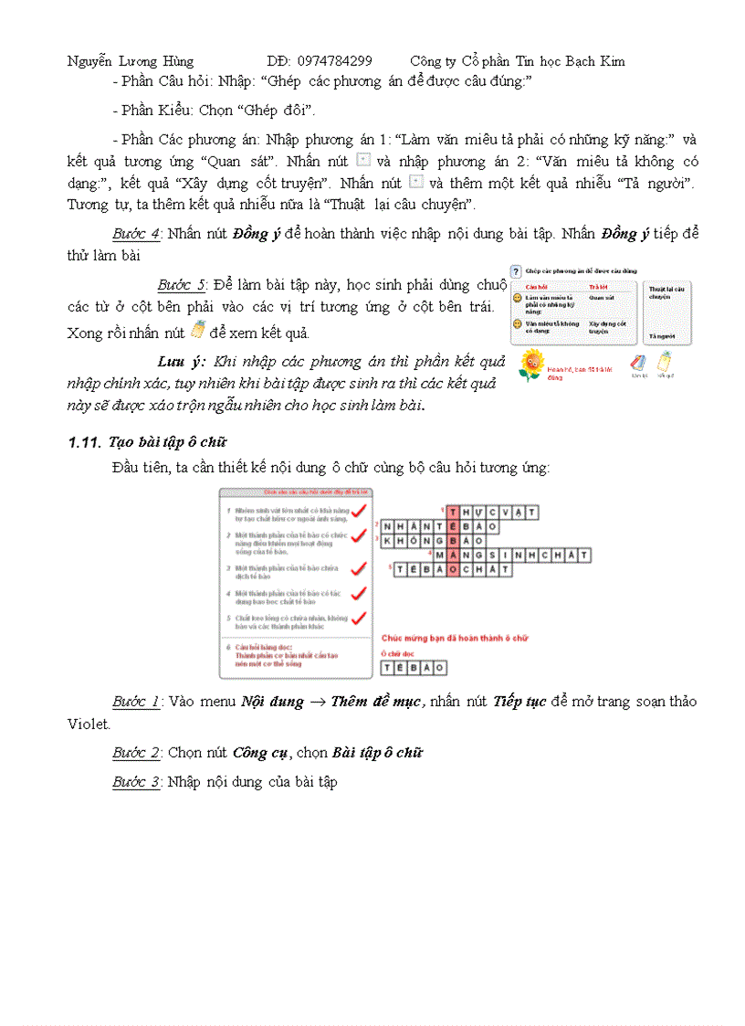 image for page Giáo trình violet