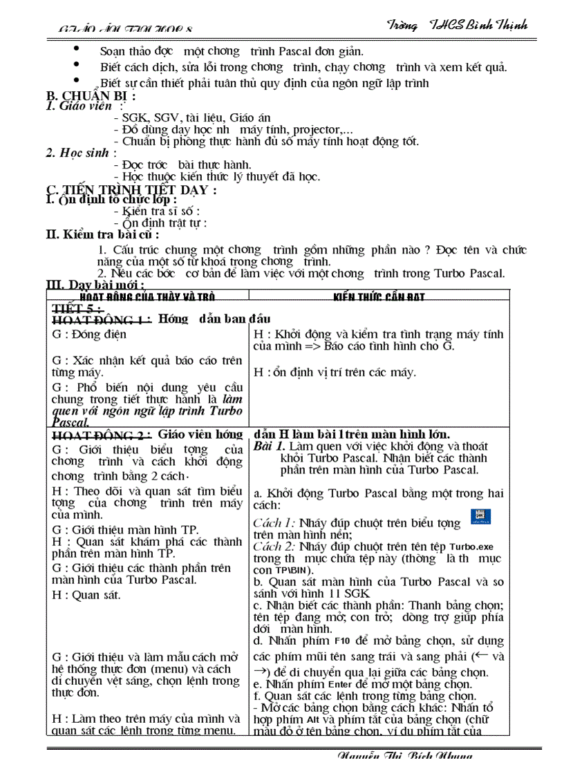 image for page Giao an tin hoc 8 1