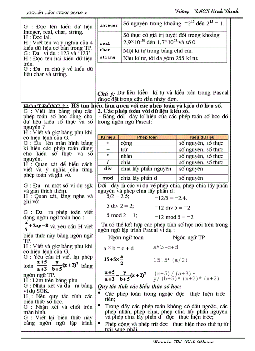 image for page Giao an tin hoc 8 1