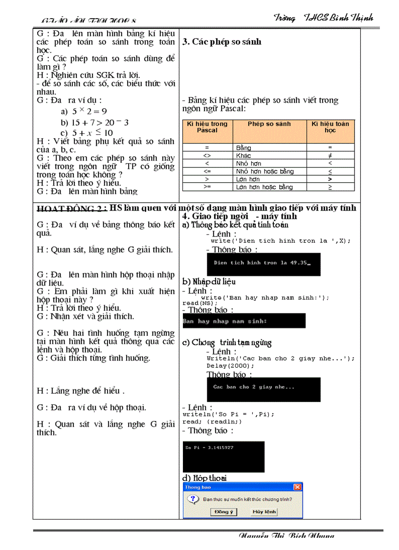 image for page Giao an tin hoc 8 1