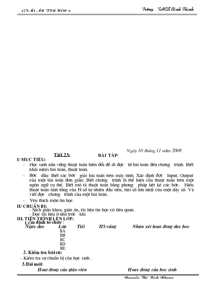 image for page Giao an tin hoc 8 1