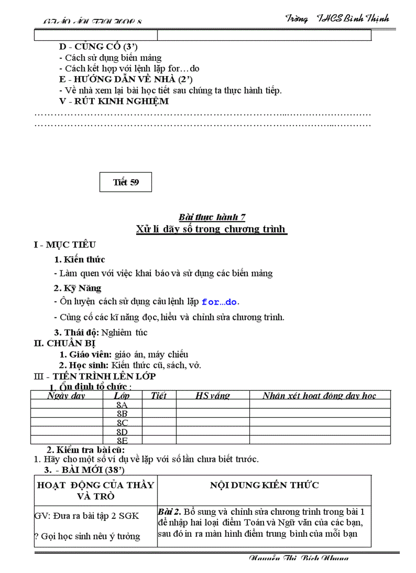 image for page Giao an tin hoc 8 1