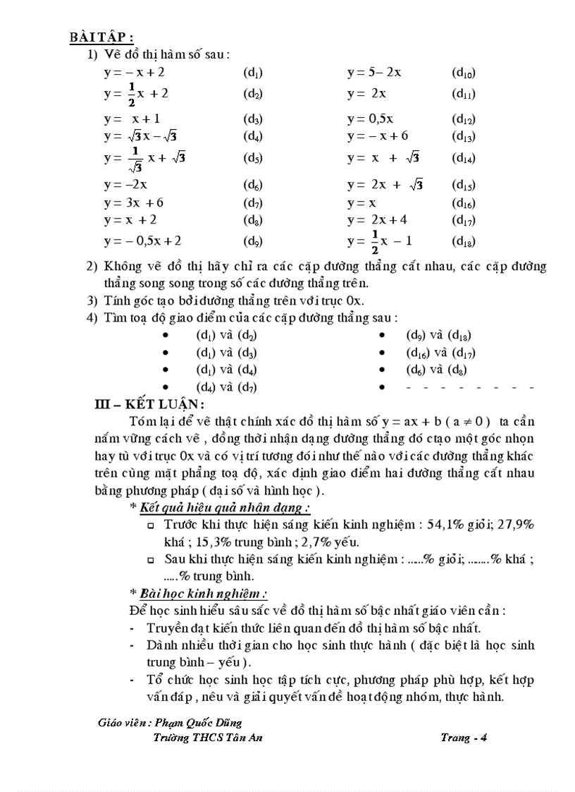 image for page Giúp HS hiểu sâu hơn về hàm số bậc nhất