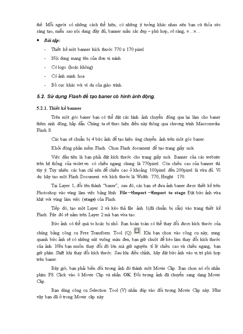 image for page Giáo trình tạo Website trên violet 1