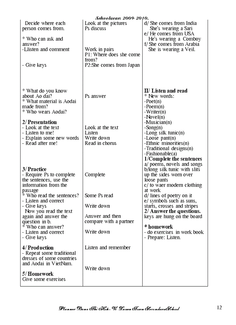 image for page Giáo án anh 9 1