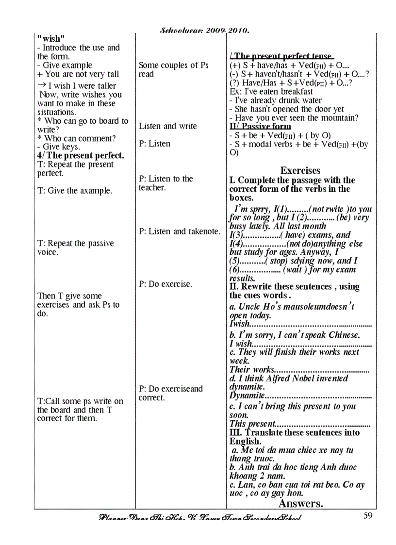 image for page Giáo án anh 9 1