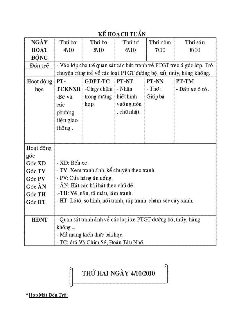 image for page Giáo án chủ đề PTGT 1