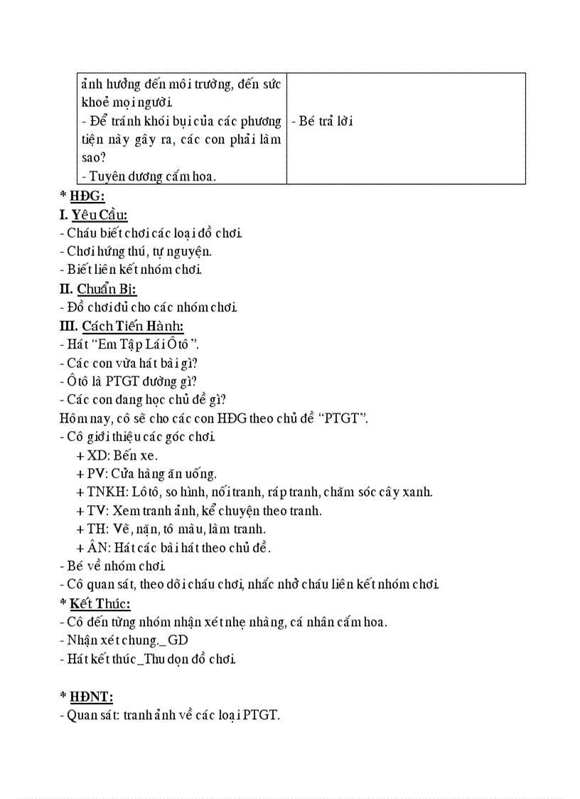 image for page Giáo án chủ đề PTGT 1