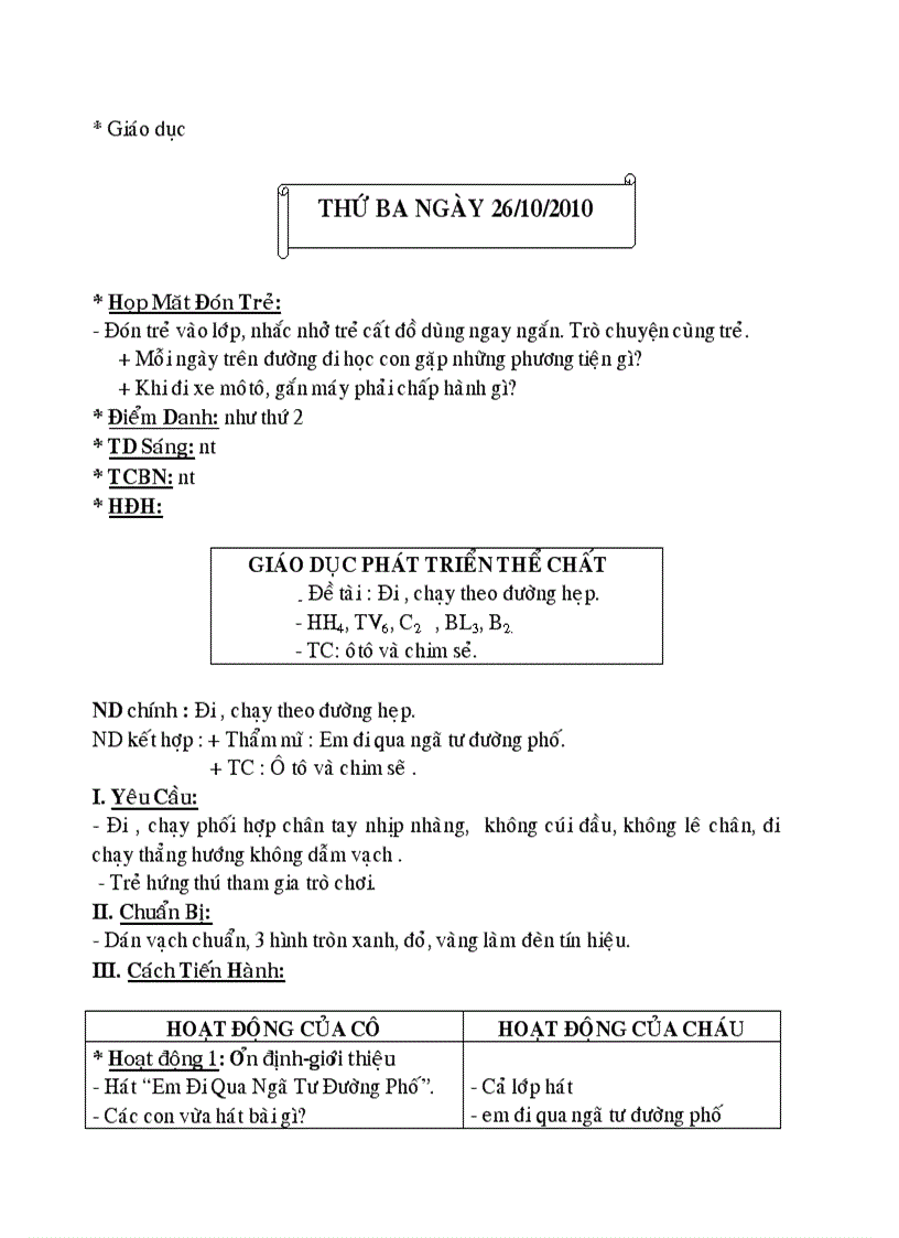 image for page Giáo án chủ đề PTGT 1