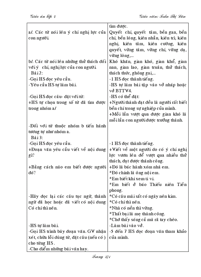 image for page Giáo án lớp 4 Tuần 13 1