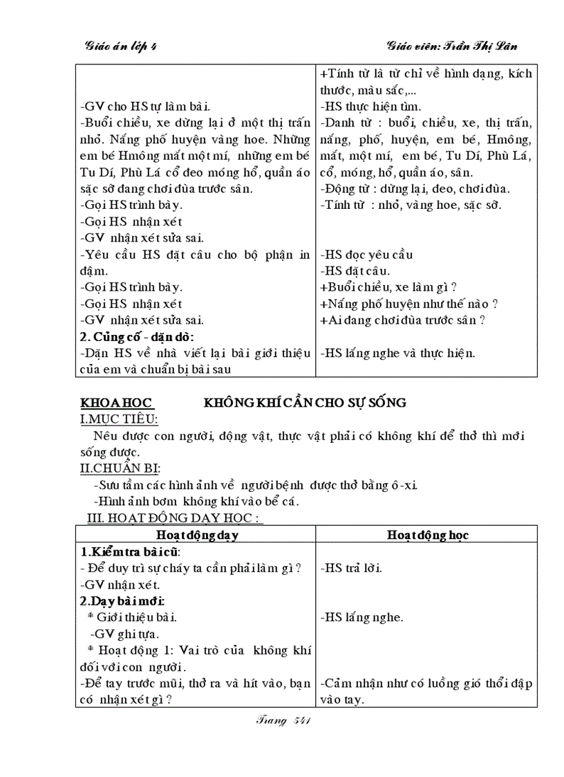 image for page Giáo án lớp 4 Tuần 18 CKTKN 1