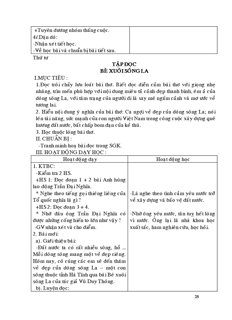 image for page Giáo án lớp 4 tuần 21 1