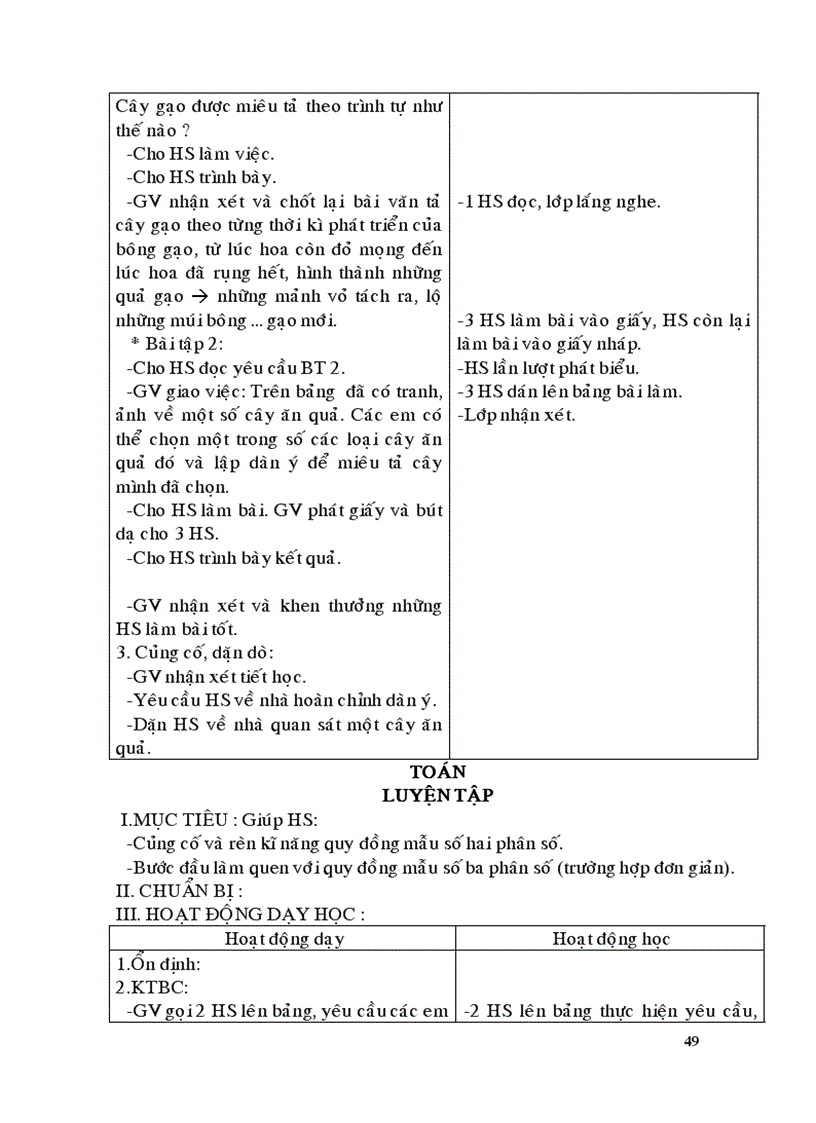 image for page Giáo án lớp 4 tuần 21 1