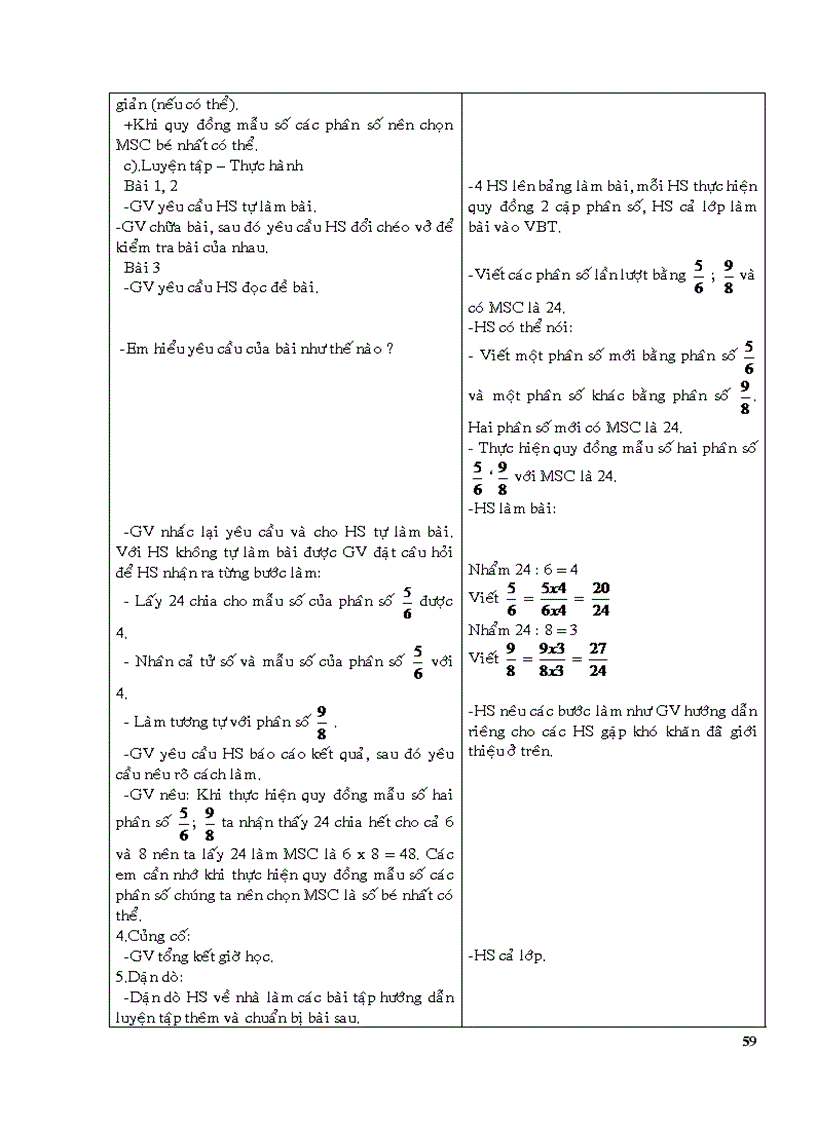 image for page Giáo án lớp 4 tuần 21 1
