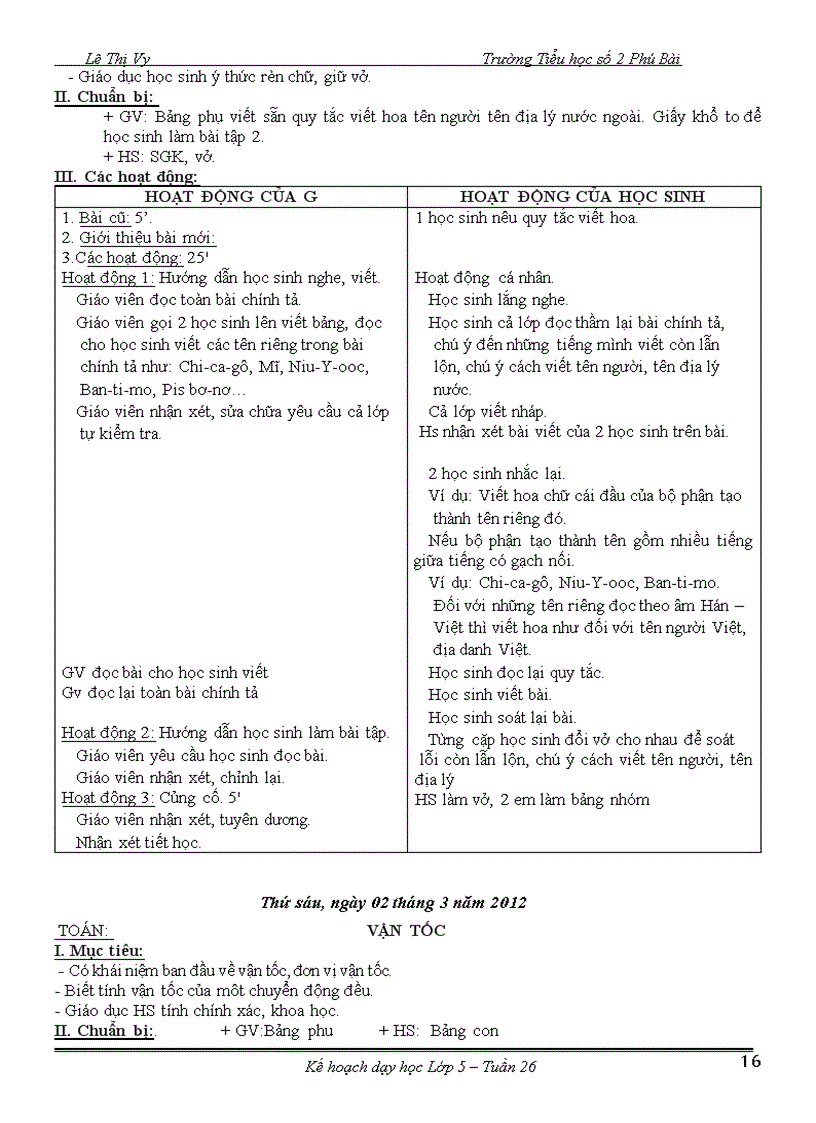 image for page Giáo án lớp 5 tuần 26 1