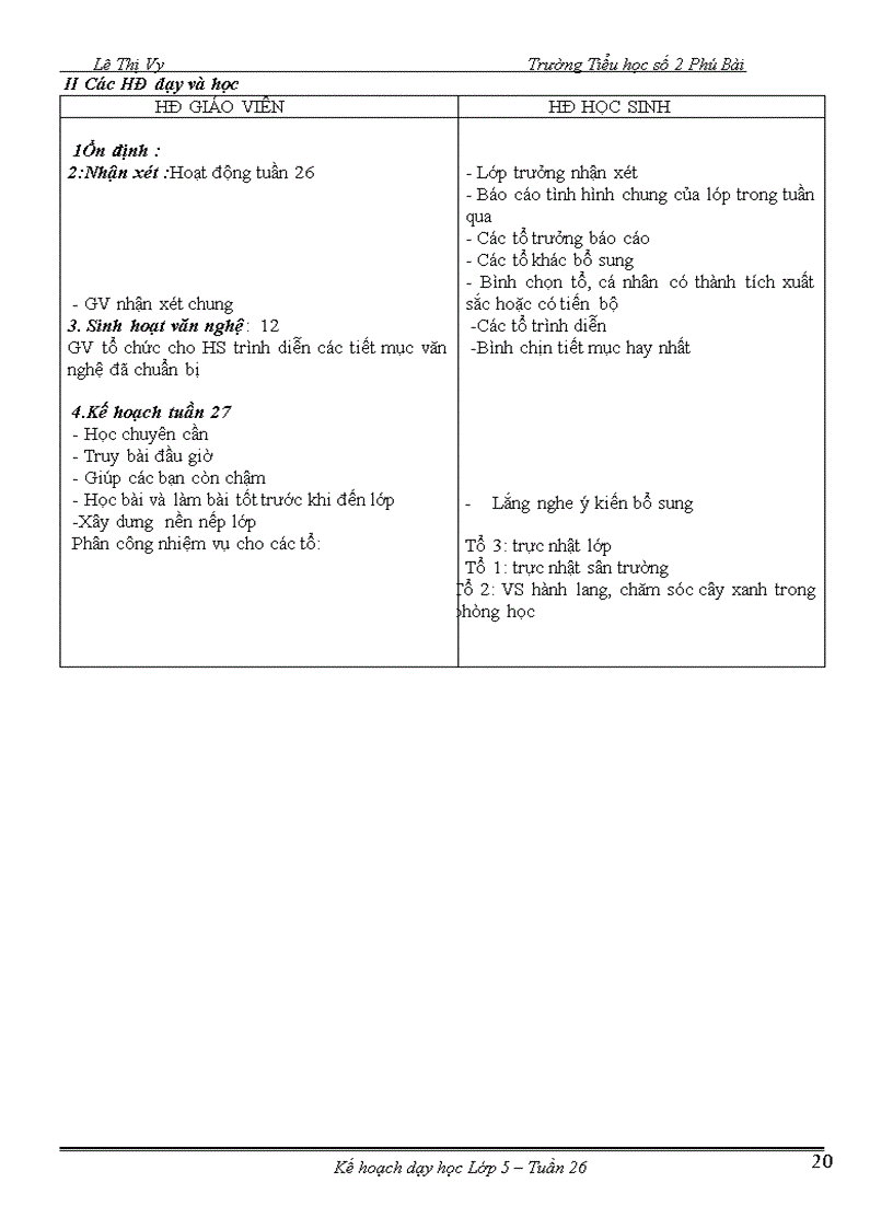 image for page Giáo án lớp 5 tuần 26 1