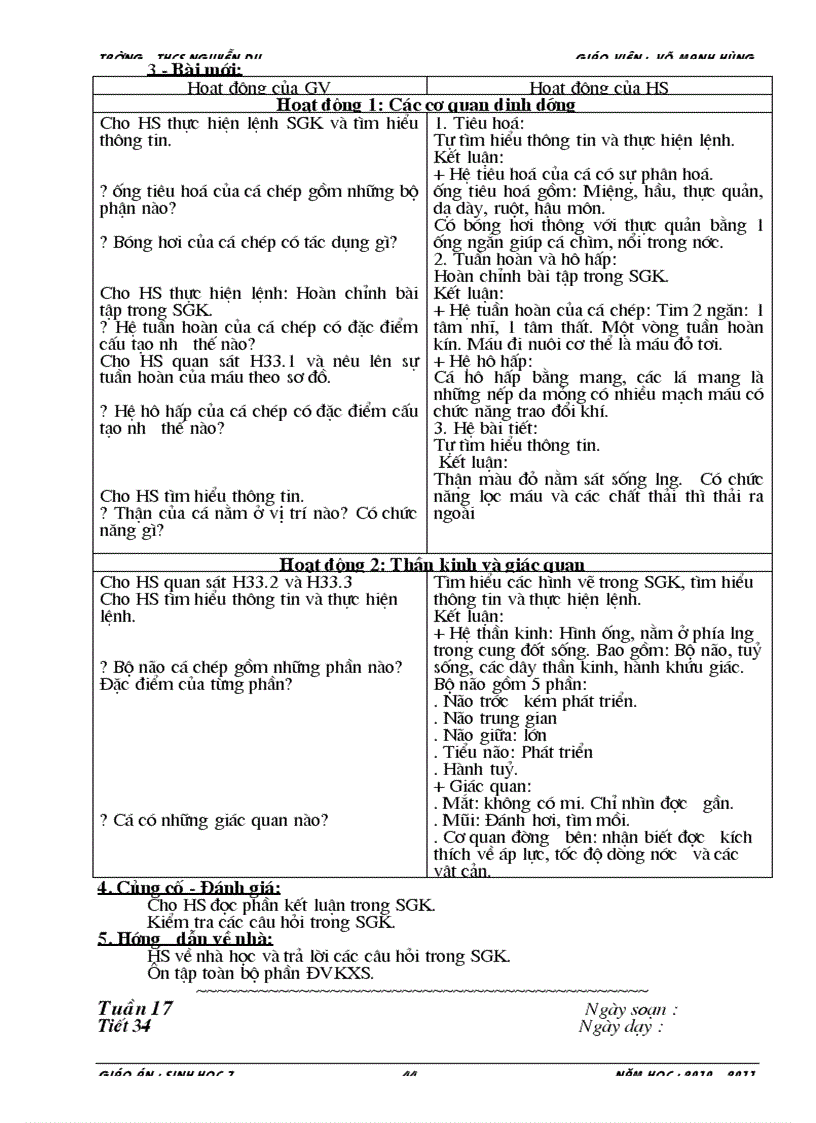 image for page Giáo án sinh 7 1