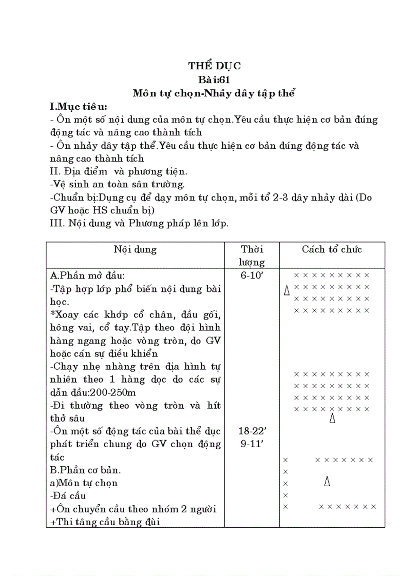 Giáo án Thể dục lớp 4 1