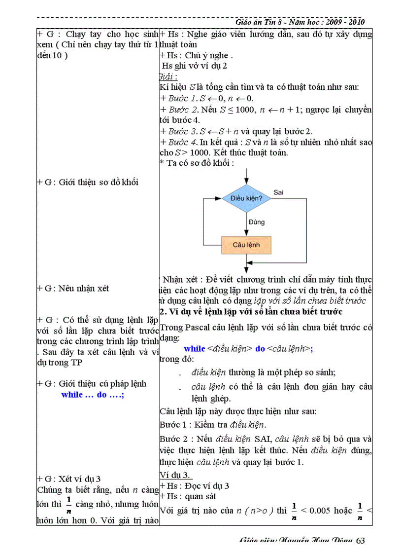 image for page Giáo án Tin 8 1