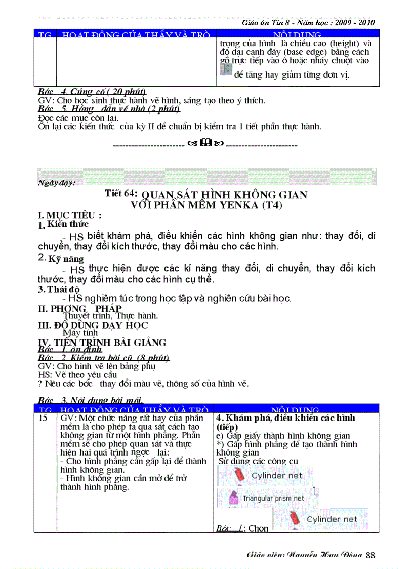 image for page Giáo án Tin 8 1