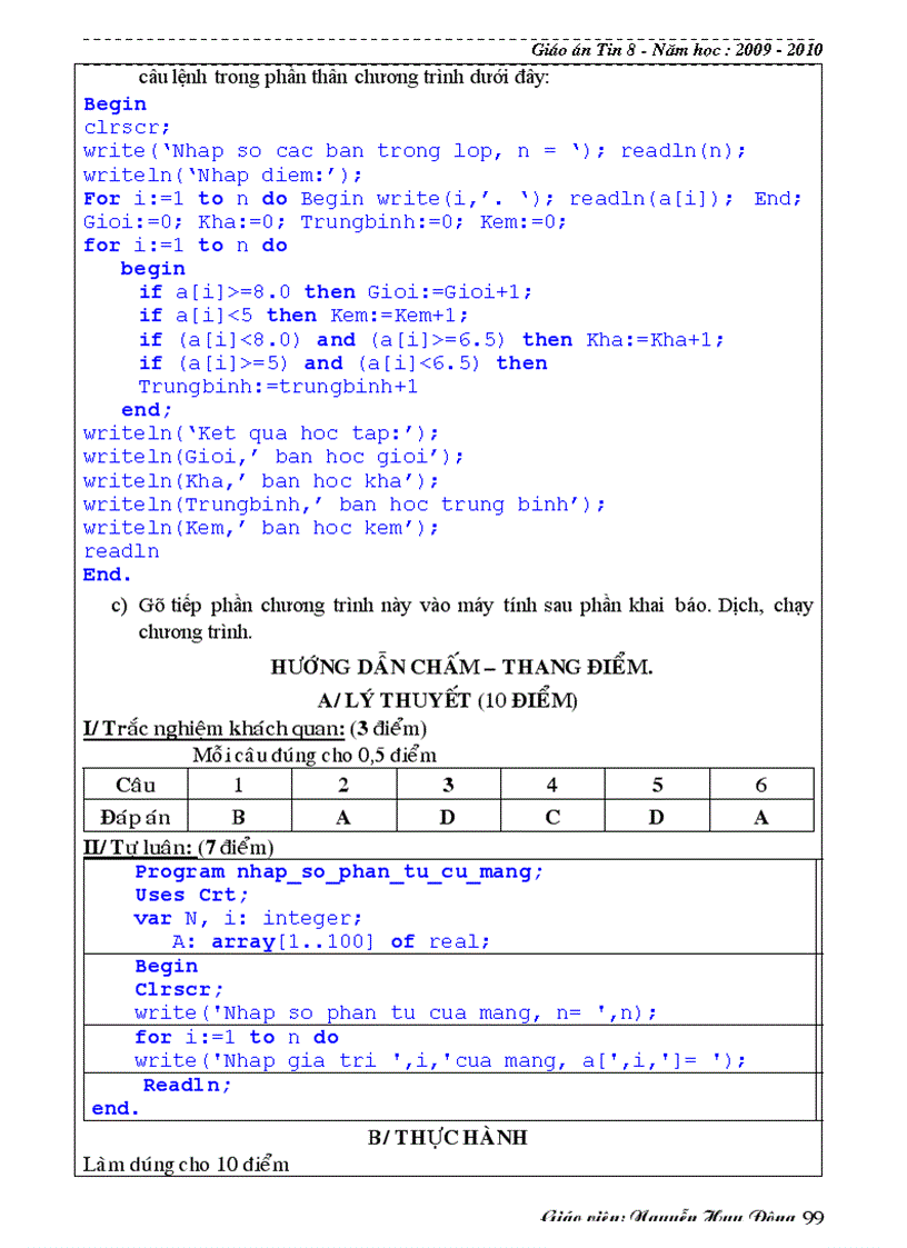 image for page Giáo án Tin 8 1