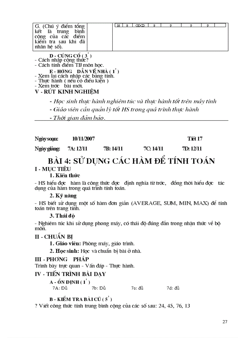 image for page Giáo án Tin hoc 7 1