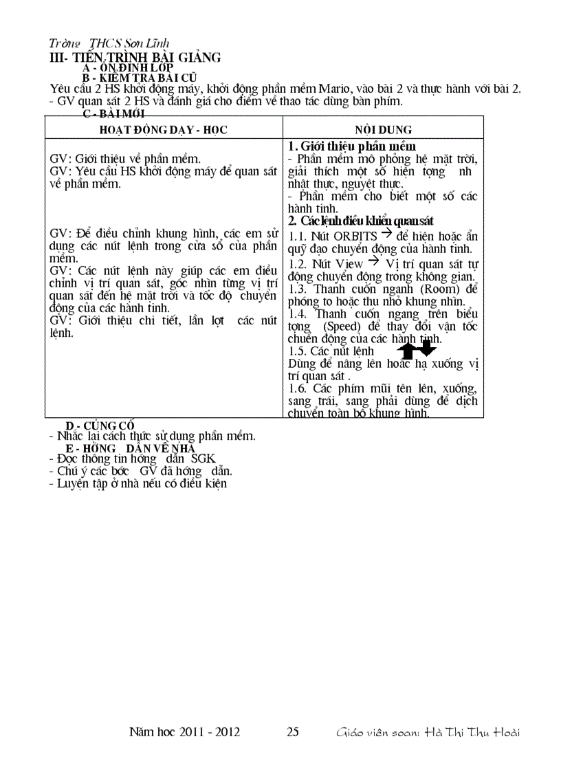 image for page Giáo án tin học 6 1