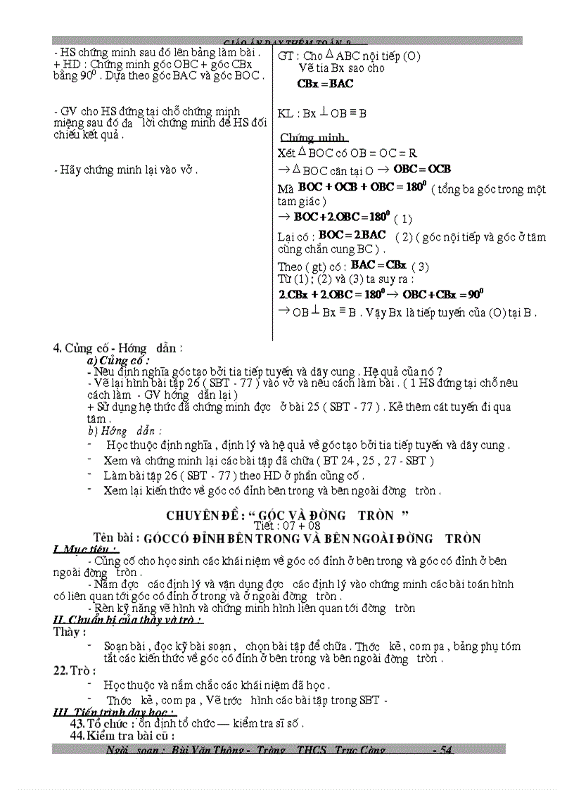 image for page Giáo án tự chọn 9 1