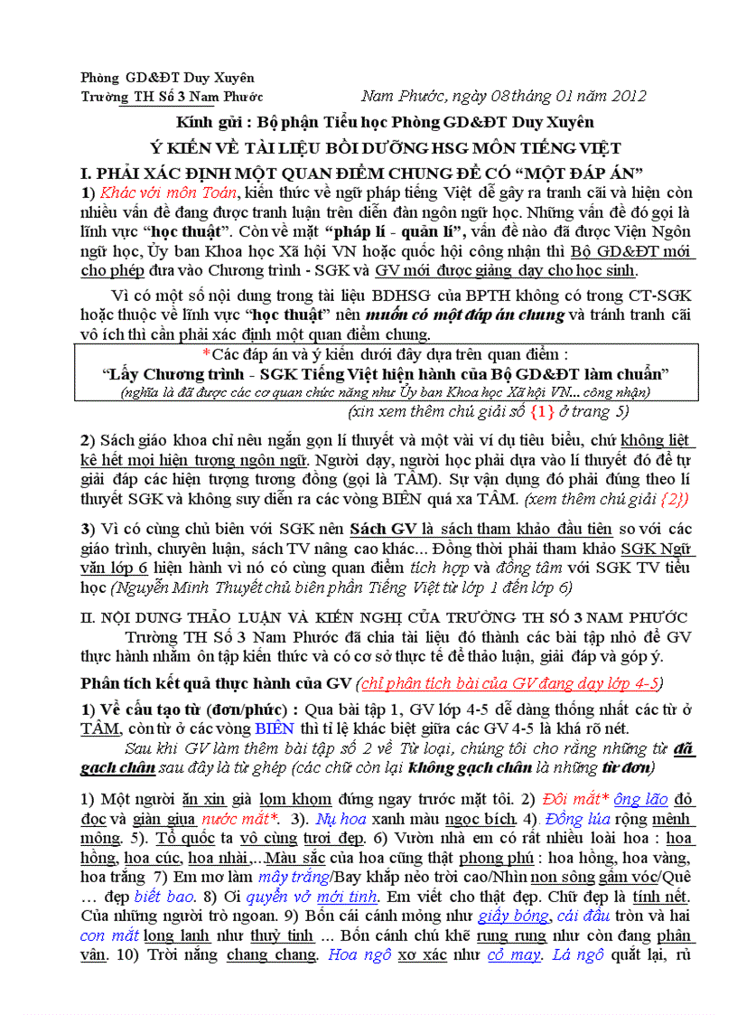 image for page Góp ý về tài liệu BDHSG Tiếng Việt TH