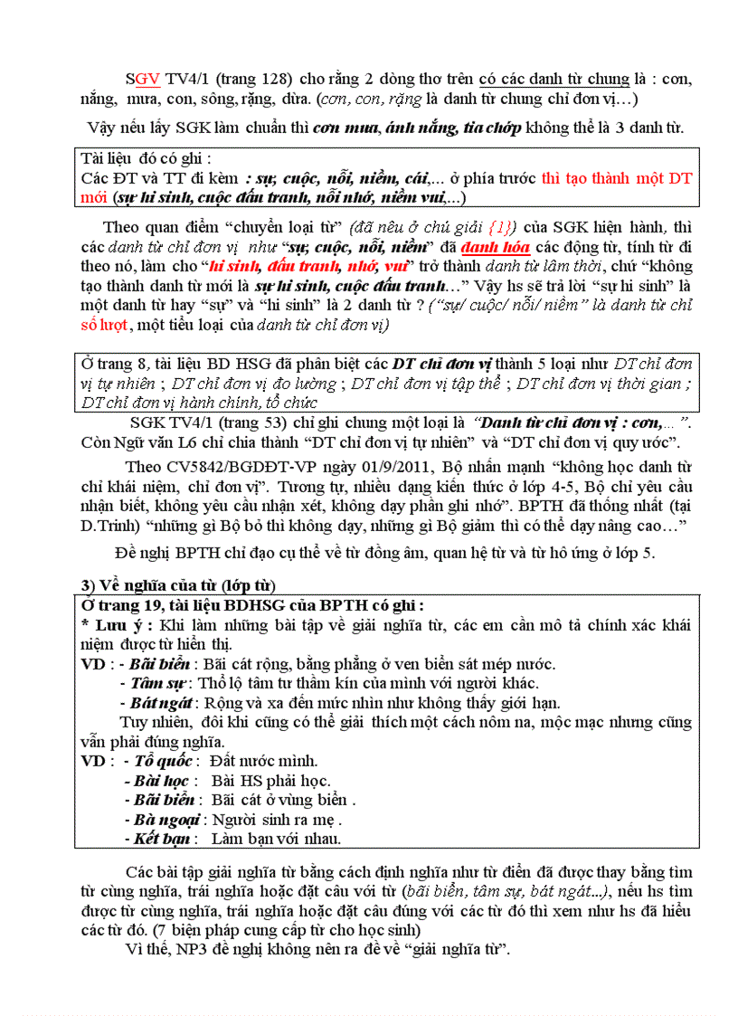 image for page Góp ý về tài liệu BDHSG Tiếng Việt TH