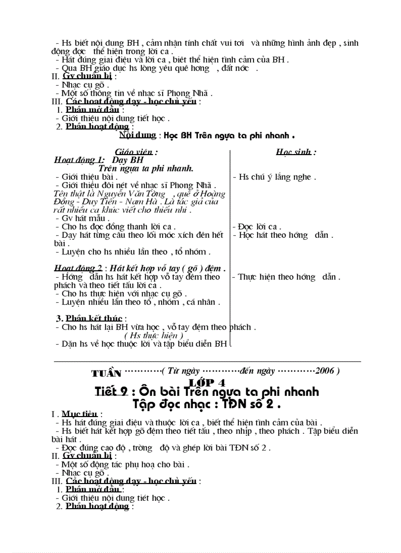 image for page Hát nhạc lớp 4