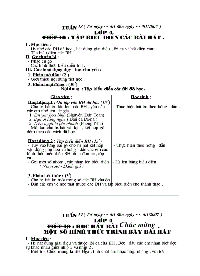 image for page Hát nhạc lớp 4