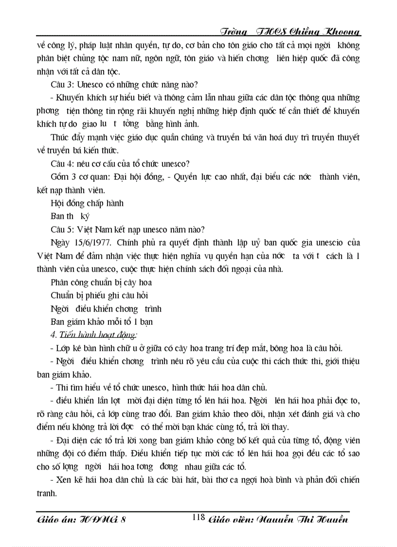 image for page HĐNGLL khối 8 chủ điểm tháng 9