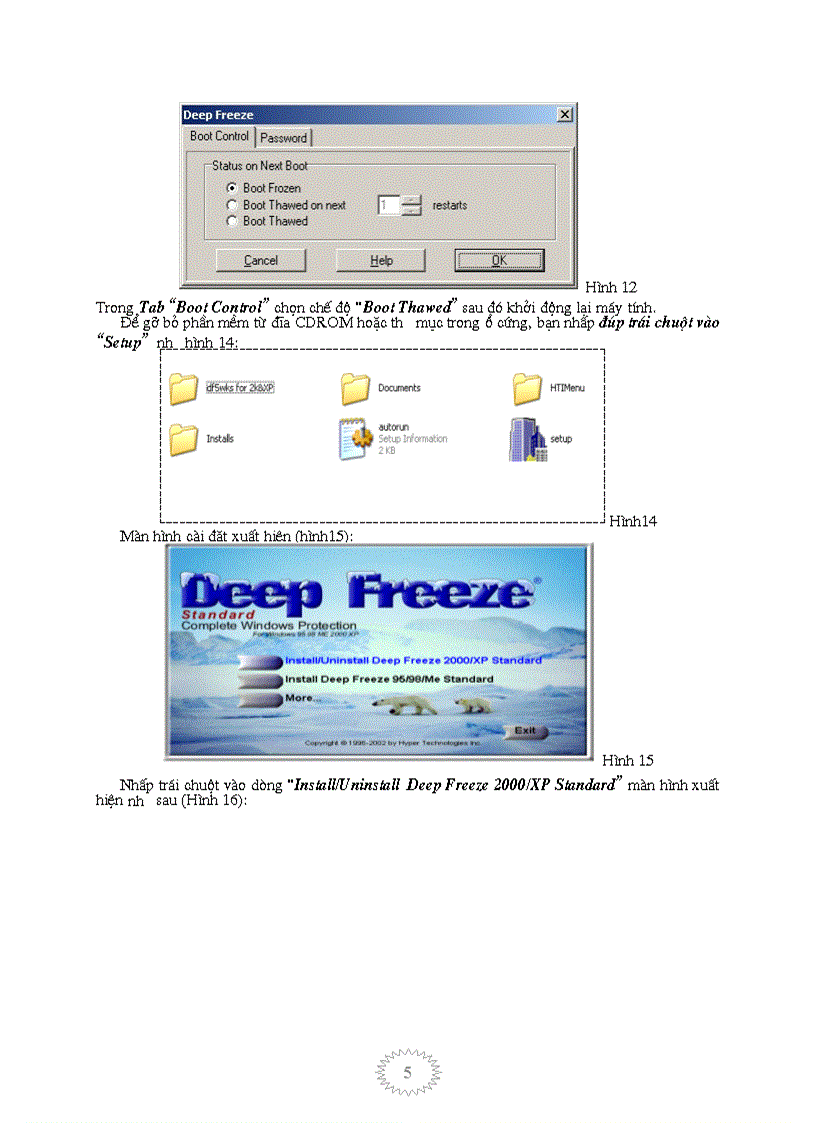 HDSD Deepfreeze