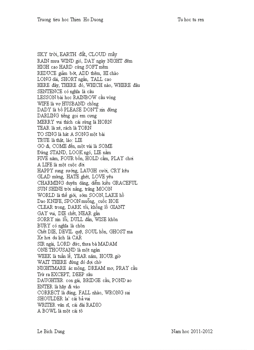 image for page Hoc tu vung tienganh