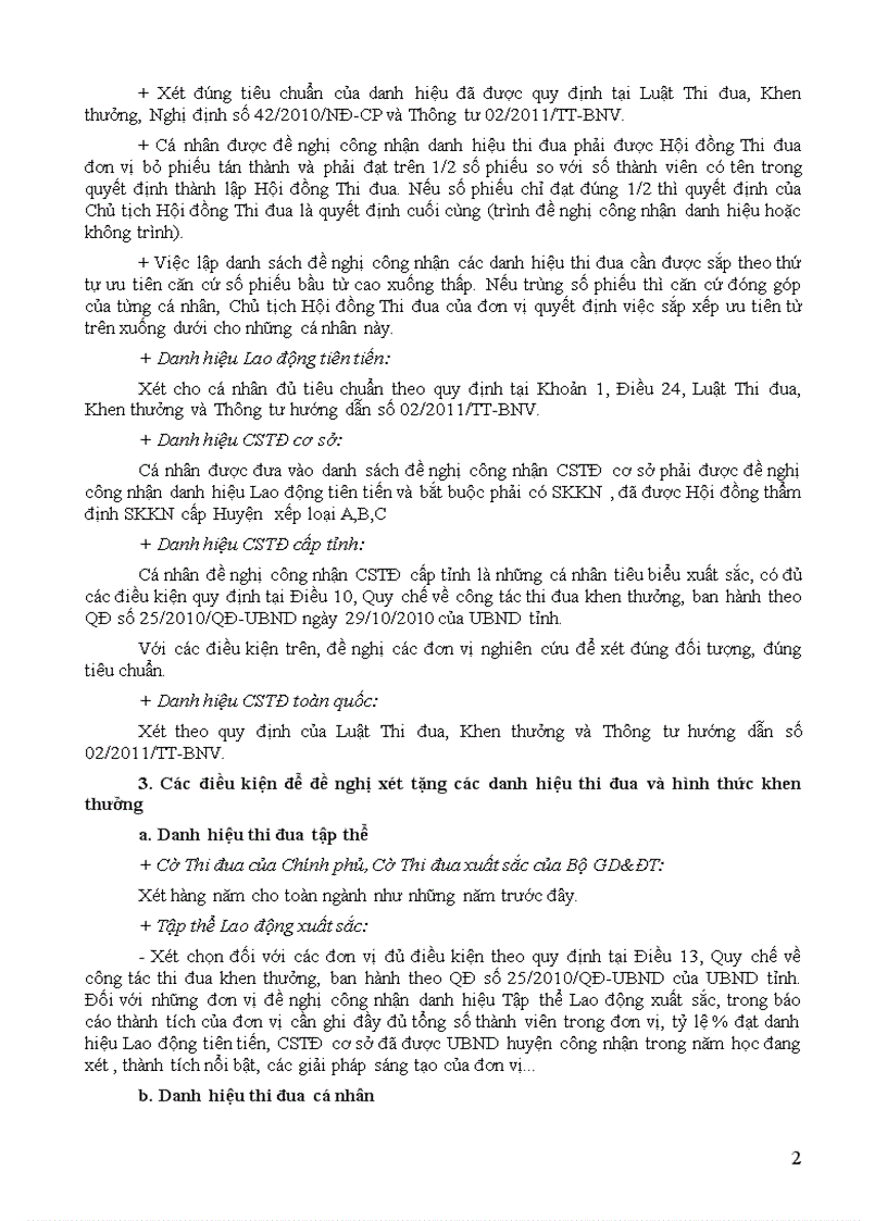 image for page Hướng dẫn công tác thi đua năm 2011 2012