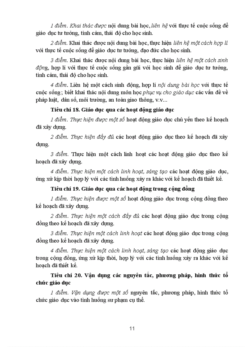 image for page Hướng dẫn đánh giá xếp loại giáo viên