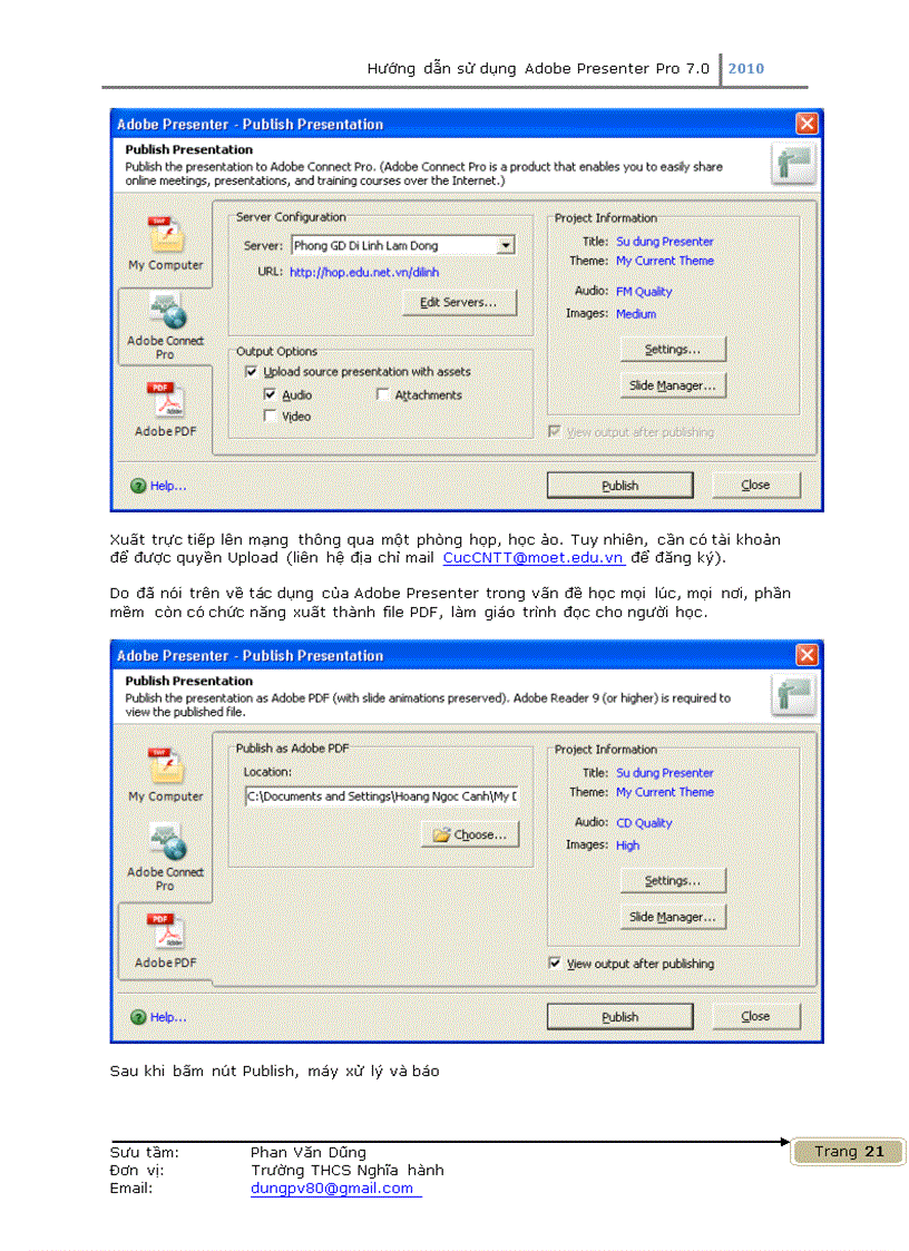 image for page Hướng dẫn sử dụng Adobe Presenter Pro 7 0